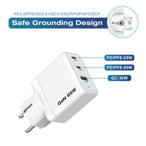 <span class=keywords><strong>Chargeur</strong></span> 65W GaN PD trois ports Corée mise à la terre <span class=keywords><strong>chargeur</strong></span> <span class=keywords><strong>rapide</strong></span> PPS adaptateur secteur pour MacBook <span class=keywords><strong>Air</strong></span> iPhone 16 15 14 <span class=keywords><strong>iPad</strong></span> Galaxy - Product Image 2