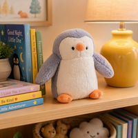 Peluche interactive Guobaobaby Pingouin IA 25 cm en coton PP doux, compagnon parlant pour les 2-13 ans, cadeau de fête