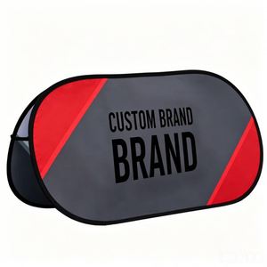 Soporte de Bandera Metálico Plegable Portátil para Exteriores con Logotipo Personalizado, Asta de Aluminio, Banderas de Poliéster Impresas por Transferencia de Calor Horizontales - Product Image 4