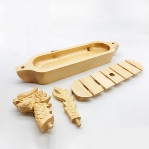 Bandeja de Madera Ecológica Newell para Exhibición de Comida Rápida, Bandeja Grande para Servir <span class=keywords><strong>Sushi</strong></span> con Diseño Decorativo de Dragón - Product Image 6