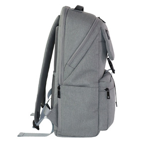 <b>Laptop</b> <b>Backpack</b> 16-Inch Grey Oxford Cloth Business Travel Bag <b>For</b> Men - Product Image 1