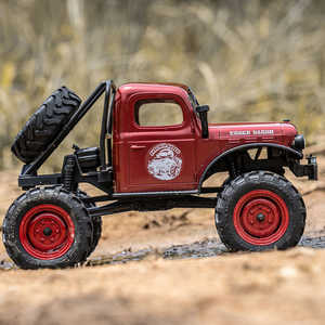 Voiture télécommandée FMS 1/24 FCX24 Power Wagon <span class=keywords><strong>V2</strong></span> RTR RC Crawler 4x4 avec essieux portiques, engrenages métalliques et lumières LED, radiocommandée 2.4G - Product Image 4