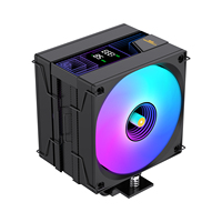 Ventilateur de refroidissement CPU LOVINGCOOL 12cm ARGB Tower 6 caloducs en cuivre, radiateur à éclairage miroir, stock direct usine, OEM, pour PC de jeu Intel AMD