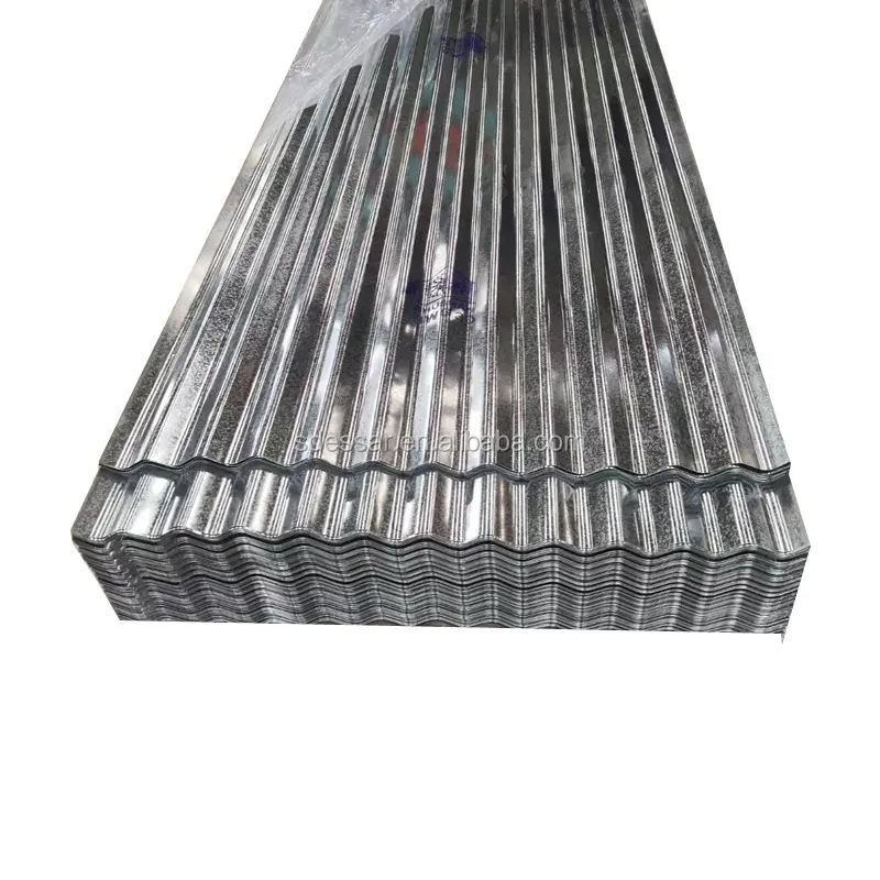 04mm di zinco 22 Gauge in acciaio ondulato lamiera per tetto in lamiera zincata