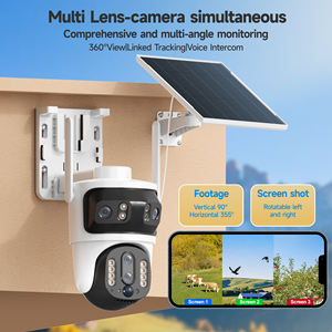 Caméra de sécurité extérieure solaire 4G BP15 <span class=keywords><strong>DL</strong></span> V380 MAX avec <span class=keywords><strong>zoom</strong></span> 10X, capteur CMOS 6MP, vision nocturne, IP65, vente en gros - Product Image 4