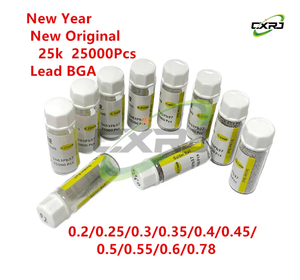 1 botol bola Reballing (0.2 0.25 0.3 0.35 0.4 0.45 0.5 0.55 0.6 0.65 0.76) alat reparasi pengerjaan ulang BGA timah bola Solder - Product Image 3