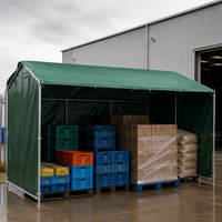 Bâche imperméable en PVC 500 g/m², bâche robuste pour tente, camion, toit, auvent, couverture de bois de construction