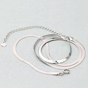 Xinfly Au750 2.5mm 3mm 3.7mm Wedding Party Engagement 18k Solid Gold Snake Chain Dainty <b>Choker</b> Necklace for Woman - Product Image 5