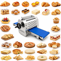 Petite machine à rouler la pâte électrique de comptoir pour presser les fonds de quiche et étaler la pâte feuilletée