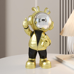 Elegante y Adorable Figura <span class=keywords><strong>de</strong></span> Astronauta <span class=keywords><strong>de</strong></span> Resina, Adorno <span class=keywords><strong>de</strong></span> Astronauta, Regalo Empresarial, Decoración <span class=keywords><strong>de</strong></span> Entrada Interior para el Hogar - Product Image 4
