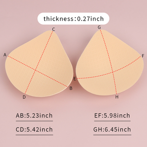 JINHONG JHL501 High End Verschiedene Größen Qualität Upgrade Weiche atmungsaktive dünne Schwamm und Schaum Wasser tropfen BH-Pads - Product Image 3