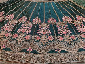 Ethnic Clothing Party Wear Malai Satin Embroidery Work Lehenga <strong>Choli</strong> With Dupatta <strong>Online</strong> <strong>Shopping</strong> <strong>India</strong> - Product Image 4