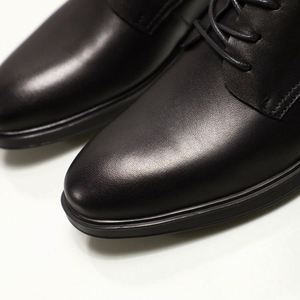 Zapatos de Cuero con Cordones y Punta Cuadrada para Hombre, de Diseño de Lujo, Venta al Por Mayor de Fábrica, Formales para Negocios, Ligeros, Transpirables, para Fiestas y Eventos - Product Image 5