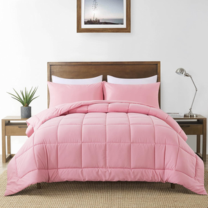 Tất cả các mùa mềm sợi nhỏ <span class=keywords><strong>Comforter</strong></span> bông ngỗng thay thế Polyester vua nữ hoàng nhà bộ đồ giường nhẹ 3 <span class=keywords><strong>pcs</strong></span> <span class=keywords><strong>Comforter</strong></span> Bộ - Product Image 1