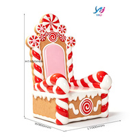Chaise Moderne Sculpturale en Fibre de Verre Durable et Écologique pour Chambre, Salon, Appartement, Salle à Manger, Bureau à Domicile, Noël, Chaise Bonbon