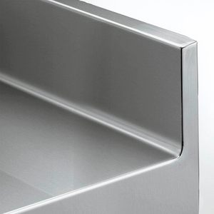 <b>Stainless</b> <b>Steel</b> Heavy Duty Coffee <b>Table</b> with Storage | Commercial Furniture for Restaurant Hotel Cafe Home - Product Image 4