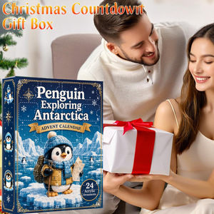 Calendrier de l'Avent 24 Jours : Pingouins Explorateurs de l'Antarctique – Mini Figurines Mignonnes en Acrylique à Séchage Rapide – Boîte Mystère – Cadeau de Compte à Rebours des Fêtes - Product Image 6
