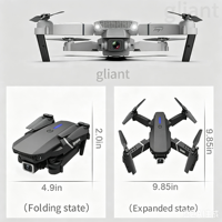 Drones télécommandés en gros pour enfants, jouets FPV professionnels pour débutants, double caméra vidéo HD 4K, en plastique, avec évitement d'obstacles