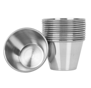 DFS830 Disponible en Tallas S, M, L, Utensilios de Cocina de Acero Inoxidable 304 de Grado Alimenticio, Taza Cónica para Salsas, Mermeladas y Condimentos - Product Image 5