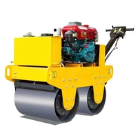 Offre Spéciale de rouleau de route de compacteur vibratoire hydraulique d'asphalte de double tambour de 10 tonnes essence/diesel