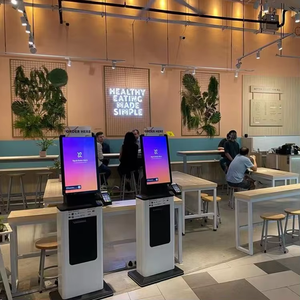 27-inch thông minh khách sạn check-in kiosk màn hình cảm ứng tự phục vụ sân bay POS NFC <span class=keywords><strong>RFID</strong></span> thẻ pha chế Vé máy in kiosk thiết bị đầu cuối - Product Image 5