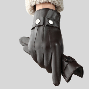 Guanti in vera pelle invernali Touch Screen di moda a buon mercato - Product Image 1
