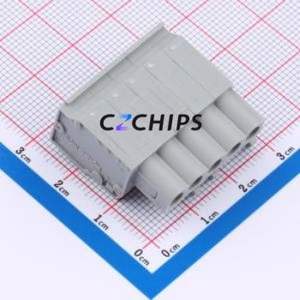 231-105/026-000 Plug-in Terminal Block Connector ( Pitch: 5mm )( Color: Gray )( Total PIN Count: 5P )( Number of Rows: 1 ) - Product Image 2