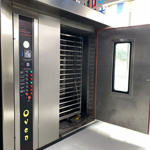 Nuovo <span class=keywords><strong>Forno</strong></span> a Convezione Rotante su Larga Scala Crownwing per Uso Commerciale, Alimentazione Elettrica/Olio Combustibile/Gas, Capacità 64 Vassoi per Alimenti - Product Image 4