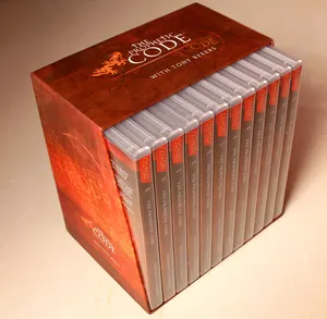 工厂定制时尚宗教dvd包装在dvd盒 + 彩色插盒 + 插盒作为营销零售礼品盒套装包装