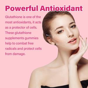 Gomitas Veganas de Colágeno y Glutatión Naturales Chinaherbs, Multivitamínicas con Biotina, Suplementos para Aclarar la Piel, 60 Gomitas por Botella - Product Image 3