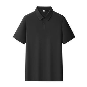 เสื้อโปโลไร้ตะเข็บ ไนลอน แอนตี้แบคทีเรีย ยูนิเซ็กซ์ ชุดทำงานฤดูร้อน ชุดยูนิฟอร์มบริษัทสั่งทำ สีขาว เทา น้ำเงินเข้ม เขียว ดำ - Product Image 5