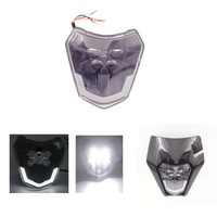 Phare à LED adapté à la modification d'accessoires de KTM, phare de vélo de conversion de moto tout-terrain