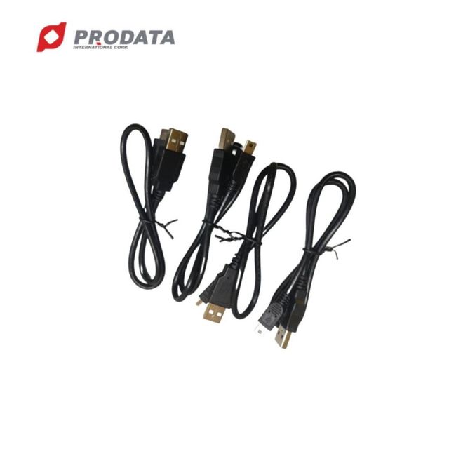 PRODATA UL2725 28AWG 450mm TPU/PVC USB a Male to Mini Male PD Cable with Customizable Length Color Conductor Material