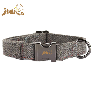 Tela de lana de tweed resistente para <span class=keywords><strong>collar</strong></span> y correa de perro Un conjunto con oro rosa en todas las estaciones - Product Image 3