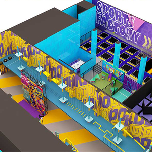 Le <span class=keywords><strong>parc</strong></span> d'attractions intérieur POKIDDO de 3000 m² offre un centre de jeux commercial complet avec un <span class=keywords><strong>plan</strong></span> d'affaires approfondi - Product Image 2