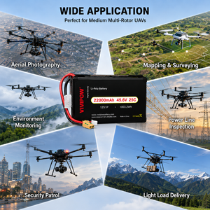 Batterie LiPo HV 22000mAh 45.6V 25C améliorée pour drone agricole, longue autonomie, connecteur personnalisé - Product Image 5