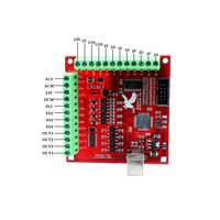 Carte d'interface de contrôleur de mouvement HLTNC CNC USB Mach3 4 axes 100 kHz pour moteur pas à pas Nema 23 Nema 34