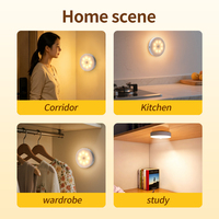 Veilleuse LED à détecteur de mouvement, rechargeable magnétique, 3 CCT à intensité variable, lampe portable autocollante pour chambre, couloir, placard