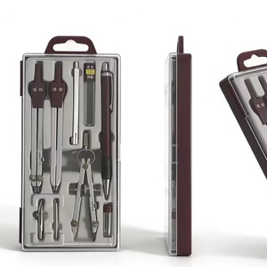 Nouvel ensemble de compas de dessin professionnel de haute qualité pour étudiants, idéal pour l'enseignement des mathématiques et les examens, vente en gros 2026 - Product Image 1