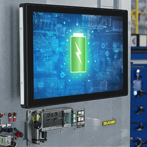 Monitor LED Industrial de 7 Pulgadas Todo en Uno con Clasificación IP65 para Control de Automatización, Interfaz USB DVI, Pantalla LCD TFT Multitáctil con Marco Abierto de Metal - Product Image 1