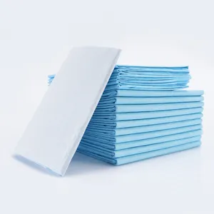 Wholesale Disposable Super Absorbent Hygiene Underpad Sheet Blue Bed Under Pad Manufacturer for Women