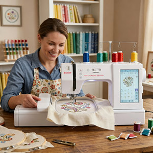 เครื่องเย็บผ้าและปักผ้า MYSEW-M9 รุ่นใหม่ ขายดี ราคาคุ้มค่า สำหรับใช้ในบ้าน เหมาะสำหรับงานตัดเย็บเสื้อผ้า - Product Image 6