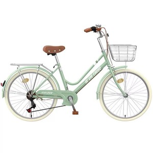 Bicicleta Urbana Icolour de 26 Pulgadas, Multivelocidad, Estilo Retro, para Mujeres y Estudiantes Universitarias - Product Image 1