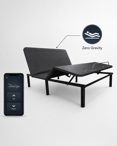 High Quality Modern Metal Sleep Full Adjustable Reclining Electric Smart <b>Bed</b> <b>Frame</b> with Wireless Control for Bedroom Apartment - Product Image 2