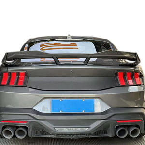 Aile de spoiler look cheval noir <span class=keywords><strong>prix</strong></span> usine pour ford <span class=keywords><strong>mustang</strong></span> 2024 + matériau en fibre de carbone - Product Image 3