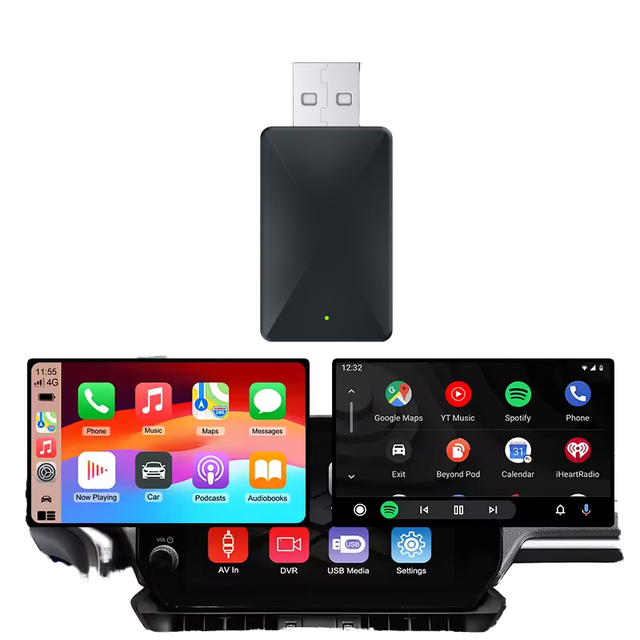 Wireless CarPlay Adapter Apple CarPlay Car Play Android Auto Dongle USB MiNi CarPlay Wireless Adapter Universal for Car 2026