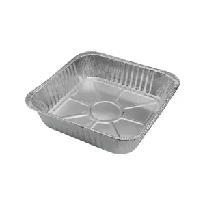8x8 Aluminum Pans (30 Pack) - Disposable 8 Inch Square Foil Baking