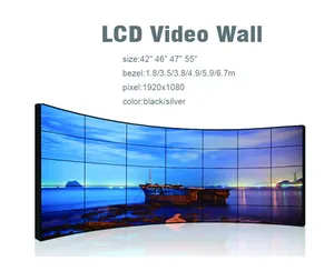 JCVISION 43英寸46英寸55英寸液晶视频墙显示屏窄边框高清屏幕广告显示屏