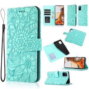 Funda de Cuero PU con Diseño de Flores para Samsung Galaxy S24 S23 Plus S22 <span class=keywords><strong>Ultra</strong></span> S21 FE A13 4G <span class=keywords><strong>A23</strong></span> A53 A33 A03S A82 5G A22 A32 - Product Image 6
