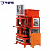 Machine à fabriquer des briques en argile RPT1-10, entièrement automatique, machine à fabriquer des blocs emboîtables, cycle de 10 à 15 secondes, 5,5 kW